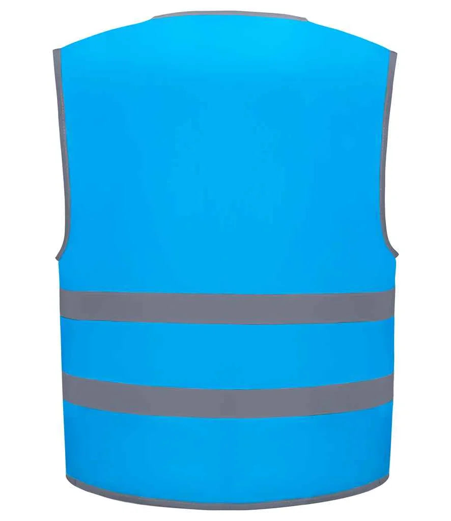 Personalised Custom Branded Yoko Kids Hi-Vis Two Band Waistcoat - YK106B - Brand It Essex Ltd