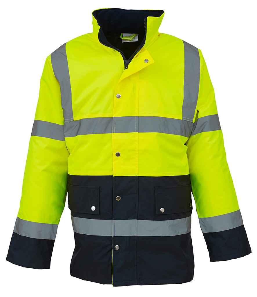 Personalised Custom Branded Yoko Hi-Vis Two Tone Motorway Jacket - YK204 - Brand It Essex Ltd