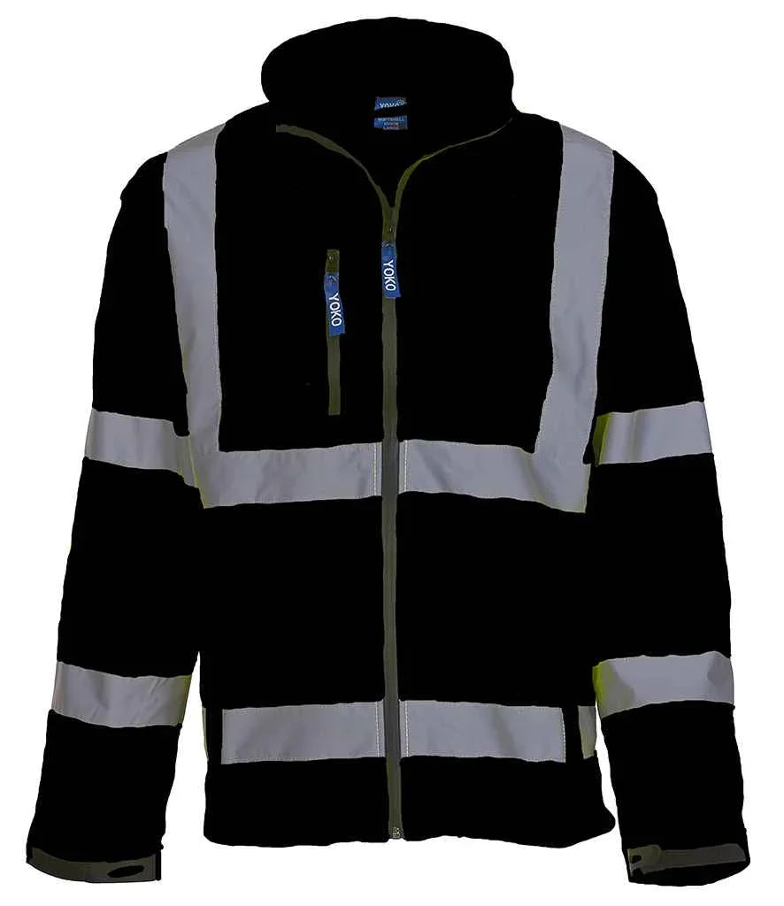 Yoko Hi-Vis Soft Shell Jacket - YK206 - Brand It Essex Ltd