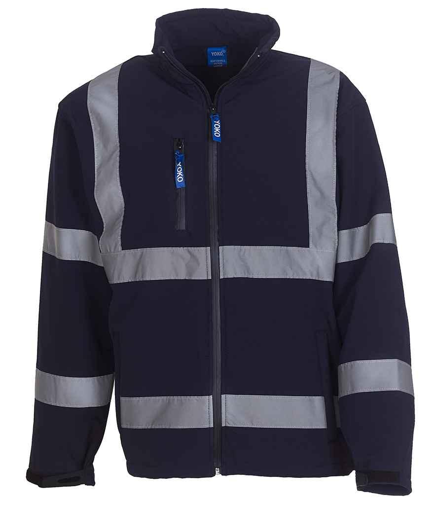 Yoko Hi-Vis Soft Shell Jacket - YK206 - Brand It Essex Ltd