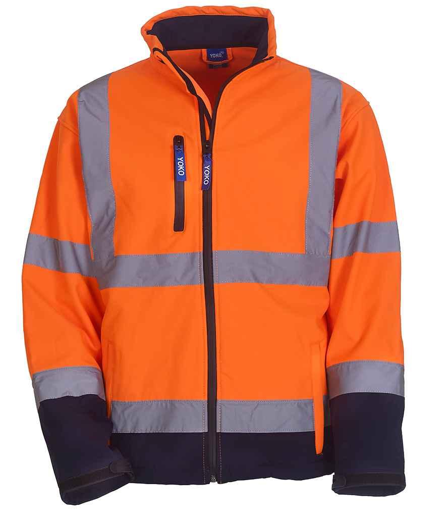 Yoko Hi-Vis Soft Shell Jacket - YK206 - Brand It Essex Ltd