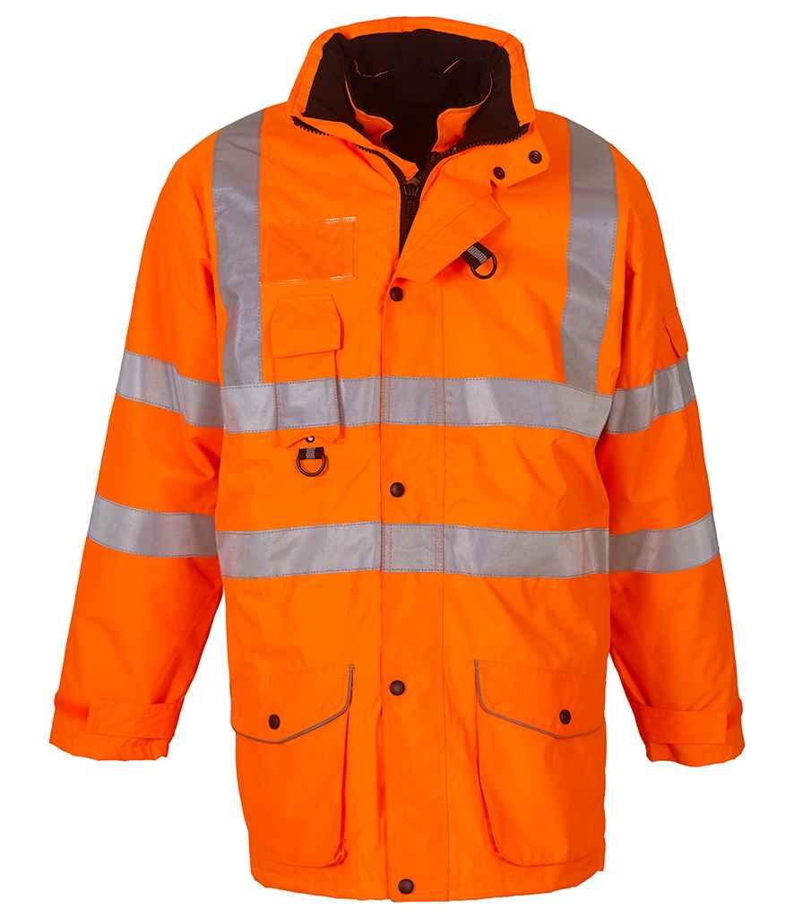 Personalised Custom Branded Yoko Hi-Vis Multi-Function 7-in-1 Jacket - YK209 - Brand It Essex Ltd