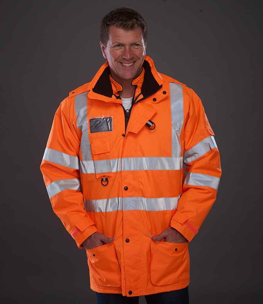 Personalised Custom Branded Yoko Hi-Vis Multi-Function 7-in-1 Jacket - YK209 - Brand It Essex Ltd
