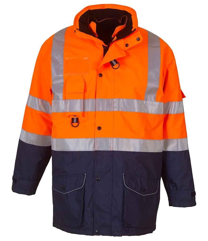 Personalised Custom Branded Yoko Hi-Vis Multi-Function 7-in-1 Jacket - YK209 - Brand It Essex Ltd