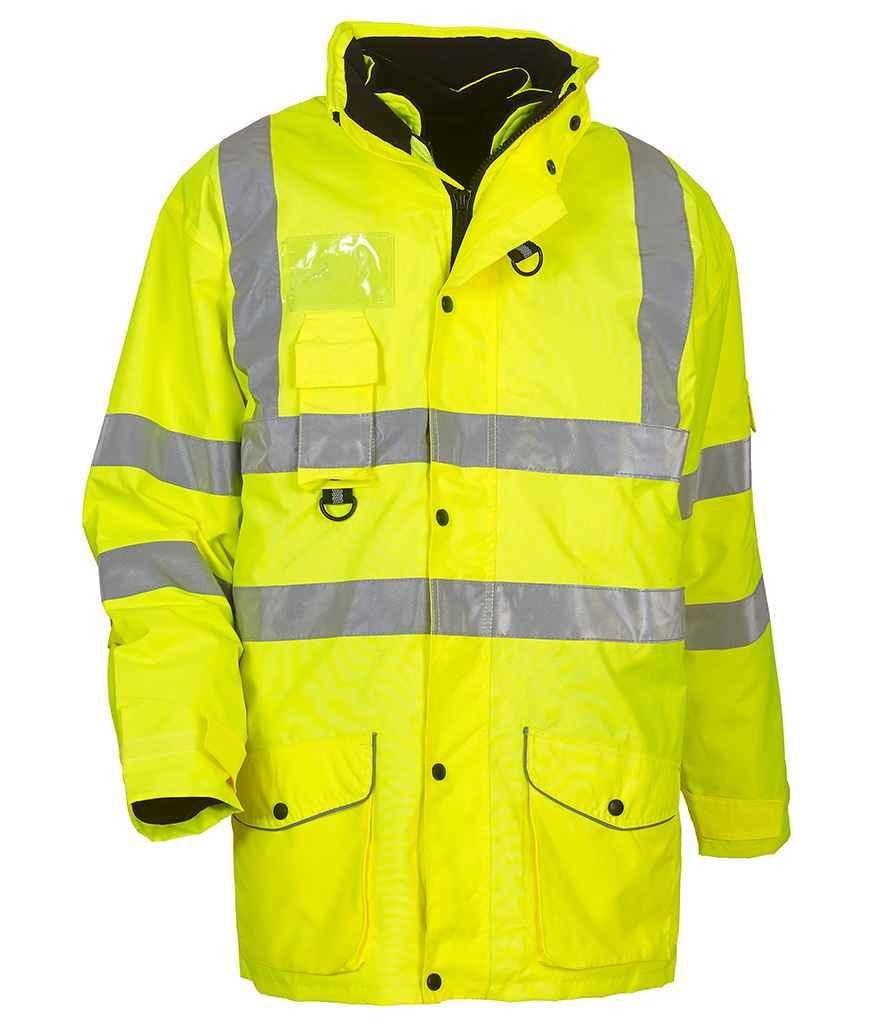Personalised Custom Branded Yoko Hi-Vis Multi-Function 7-in-1 Jacket - YK209 - Brand It Essex Ltd