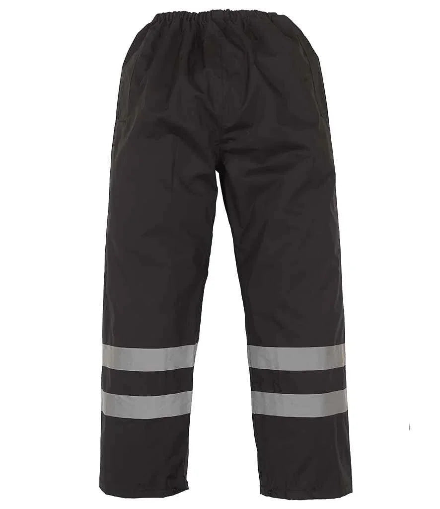 Yoko Hi-Vis Waterproof Overtrousers - YK210 - Brand It Essex Ltd