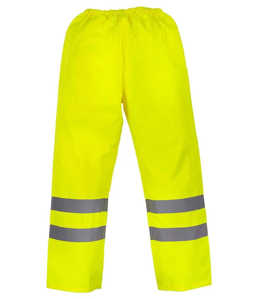 Yoko Hi-Vis Waterproof Overtrousers - YK210 - Brand It Essex Ltd