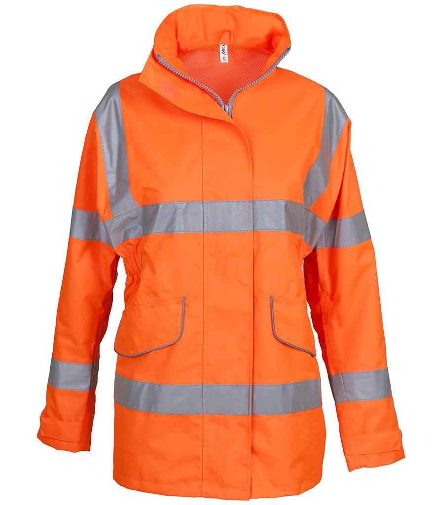 Personalised Custom Branded Yoko Ladies Hi-Vis Executive Jacket - YK218 - Brand It Essex Ltd