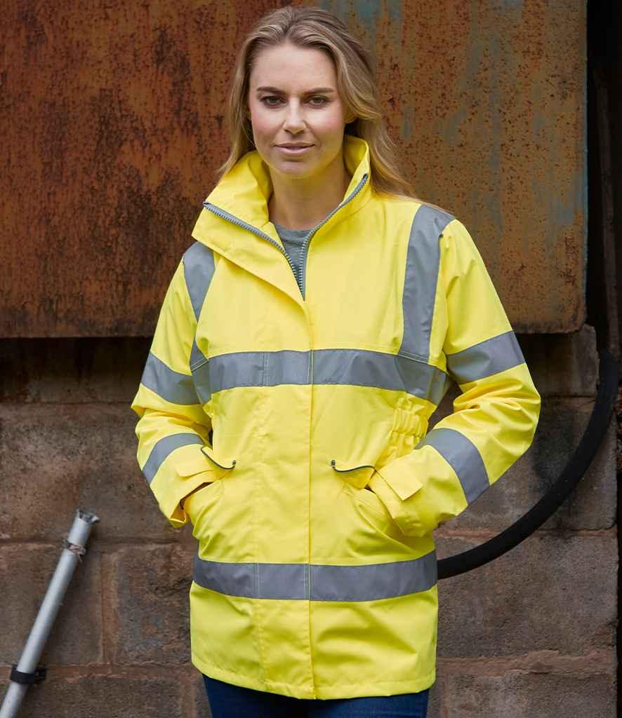 Personalised Custom Branded Yoko Ladies Hi-Vis Executive Jacket - YK218 - Brand It Essex Ltd
