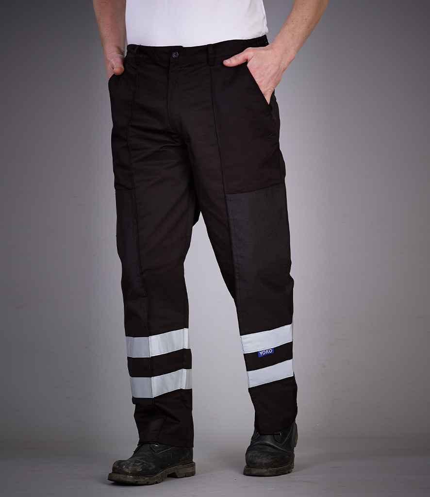Yoko Reflective Poly/Cotton Ballistic Trousers - YK302 - Brand It Essex Ltd