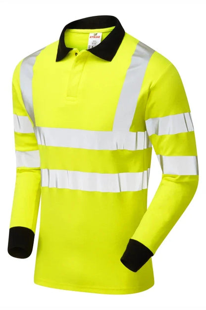Personalised Custom Branded PULSAR® PROTECT FR & ARC Hi-Vis Yellow Polo Shirt - PARC21 - Brand It Essex Ltd