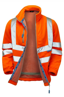 PULSAR® PROTECT Hi-Vis Orange Interactive Fleece Jacket - PR508