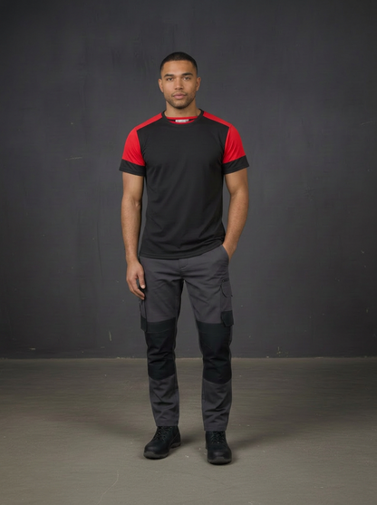 Two-tone Prime T-Shirt Black/Red
