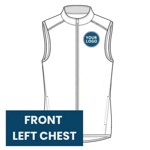 Personalised Custom Branded Gilet Location Area - Brand It Essex Ltd