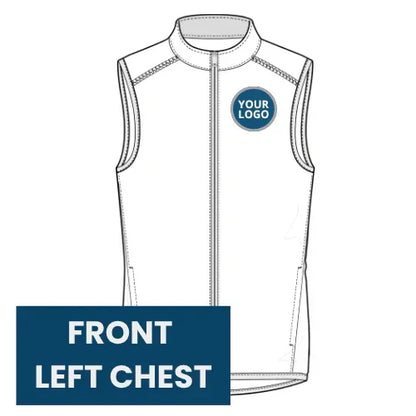 Personalised Custom Branded Gilet Location Area - Brand It Essex Ltd