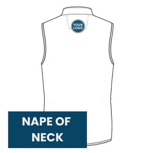 Personalised Custom Branded Gilet Location Area - Brand It Essex Ltd