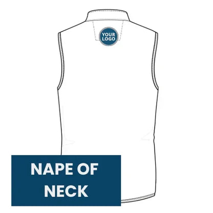 Personalised Custom Branded Gilet Location Area - Brand It Essex Ltd