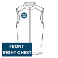 Personalised Custom Branded Gilet Location Area - Brand It Essex Ltd