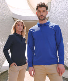 Branded Workwear Polo Shirt, Henbury Long sleeved