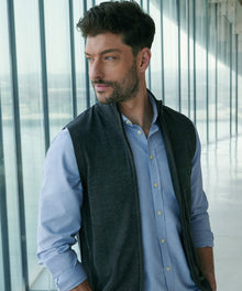 Henbury Sleeveless Zip Through Jumper (HB711)