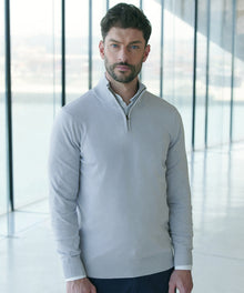 Henbury 1/4 Zip Neck Sweater (HB729)