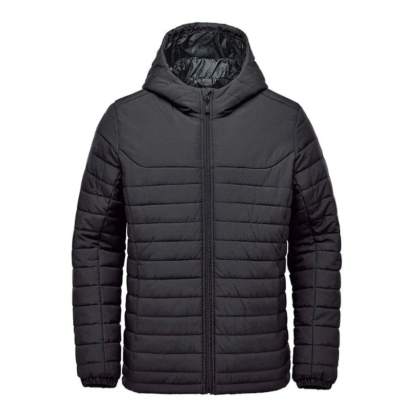 Personalised Custom Branded Men's Nautilus Quilted Hooded Jacket - QXH-1 - Brand It Essex Ltd