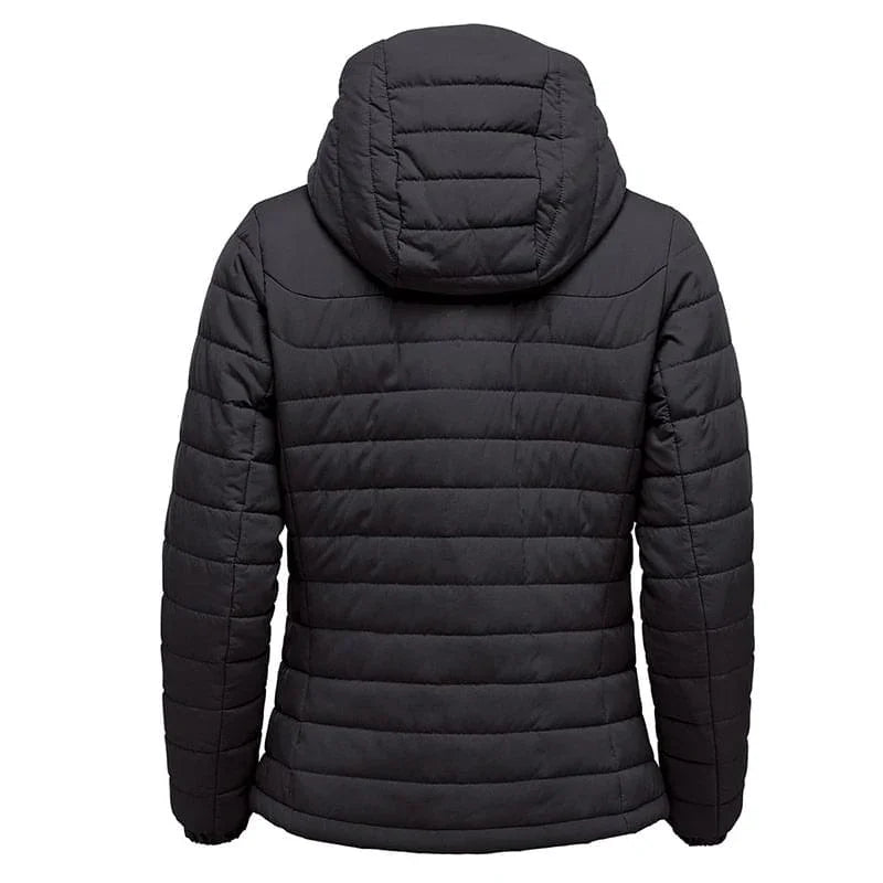 Personalised Custom Branded Women's Nautilus Quilted Hooded Jacket- QXH-1W - Brand It Essex Ltd