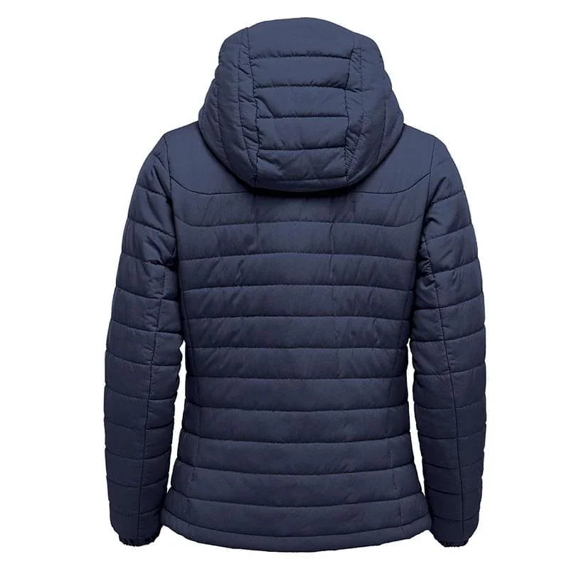 Personalised Custom Branded Women's Nautilus Quilted Hooded Jacket- QXH-1W - Brand It Essex Ltd