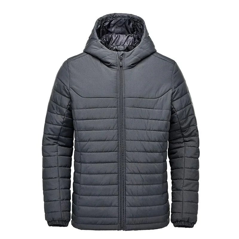 Personalised Custom Branded Men's Nautilus Quilted Hooded Jacket - QXH-1 - Brand It Essex Ltd
