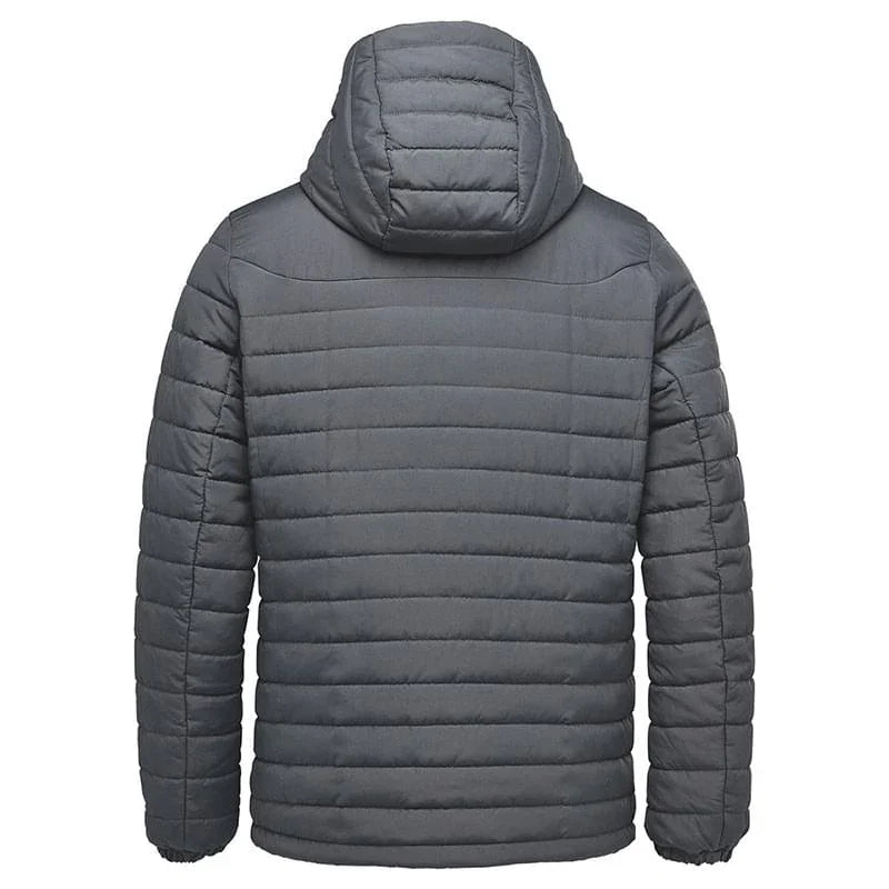 Personalised Custom Branded Men's Nautilus Quilted Hooded Jacket - QXH-1 - Brand It Essex Ltd