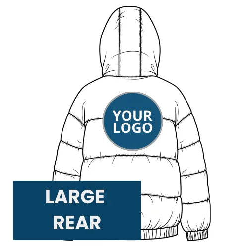 Personalised Custom Branded Jacket branding location - Brand It Essex Ltd