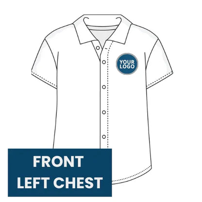 Personalised Custom Branded Shirt Branding Locations - Brand It Essex Ltd