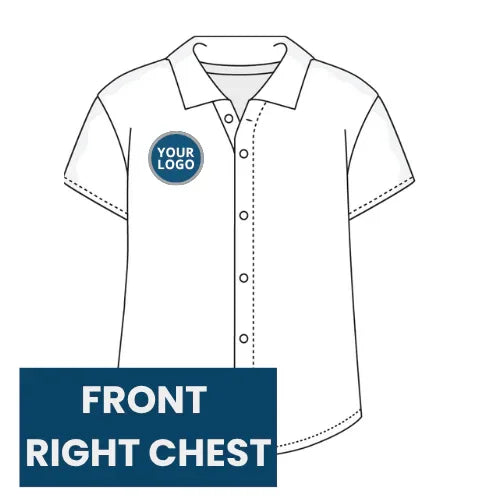 Personalised Custom Branded Shirt Branding Locations - Brand It Essex Ltd