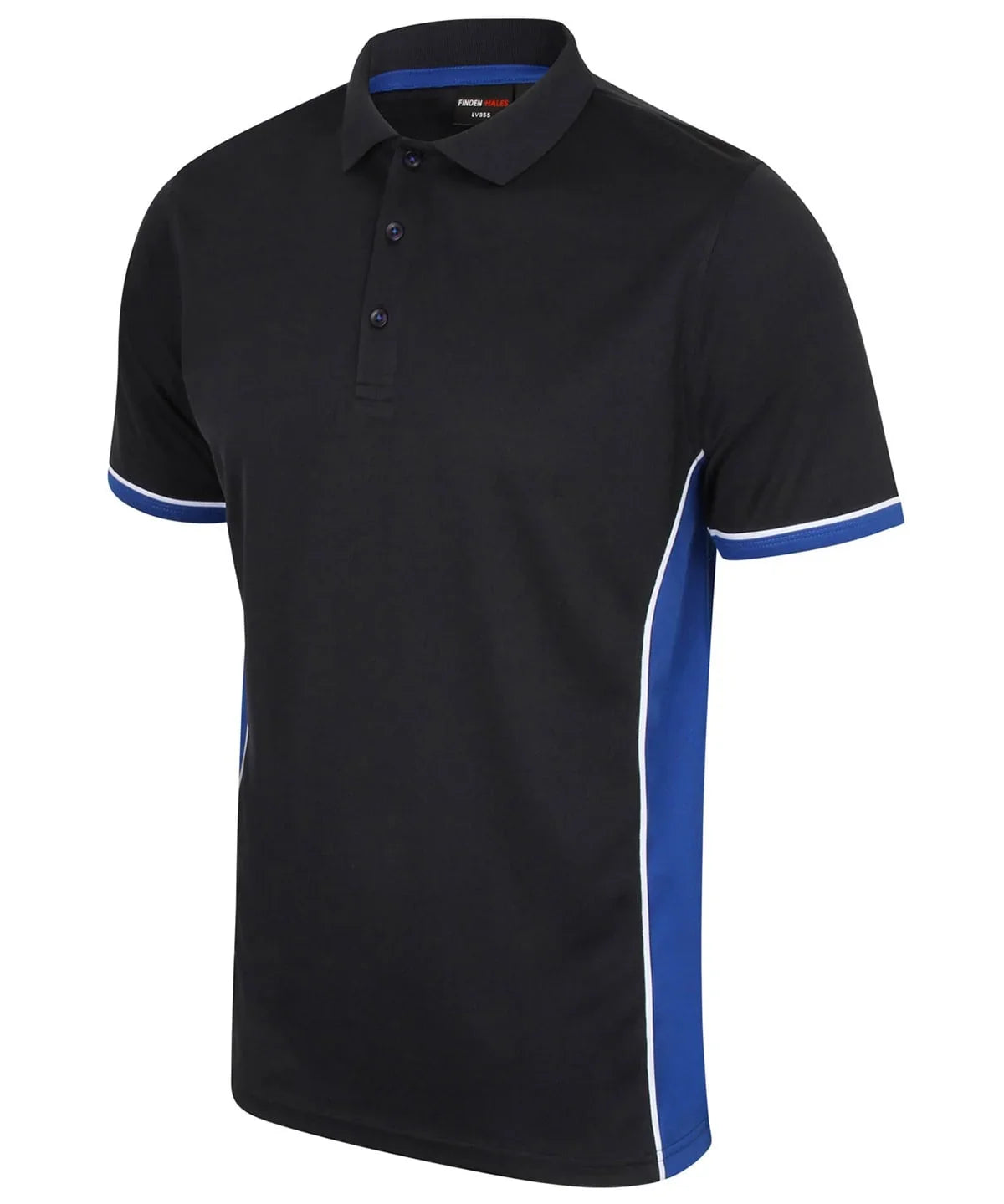 Personalised Custom Branded Finden & Hales Side Panel Contrast Polo Shirt (LV355) - Brand It Essex Ltd