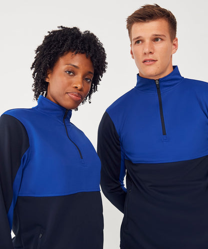 Finden & Hales 1/4 Zip Contrast Sweatshirt (LV874)