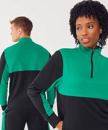 Finden & Hales 1/4 Zip Contrast Sweatshirt (LV874)
