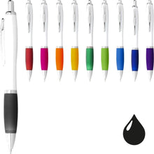 Rubber Grip Curvy Pen - Black Ink (Full Colour Print)
