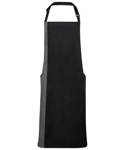 Premier Contrast Bib Apron - PR162