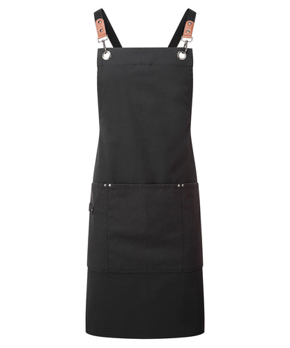 Premier Clip 'n' Clasp Cross Back Bib Apron - PR182