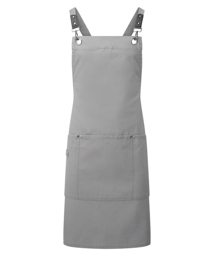 Premier Clip 'n' Clasp Cross Back Bib Apron - PR182