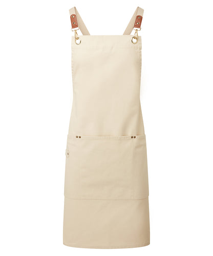 Premier Clip 'n' Clasp Cross Back Bib Apron - PR182