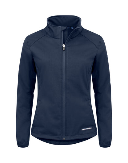 Personalised Custom Branded Cutter & Buck Oak Harbor Softshell Jacket Women's Branded Jacket - Brand It Essex Ltd