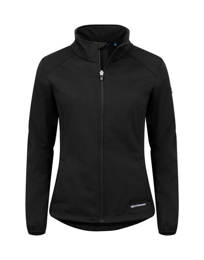 Personalised Custom Branded Cutter & Buck Oak Harbor Softshell Jacket Women's Branded Jacket - Brand It Essex Ltd