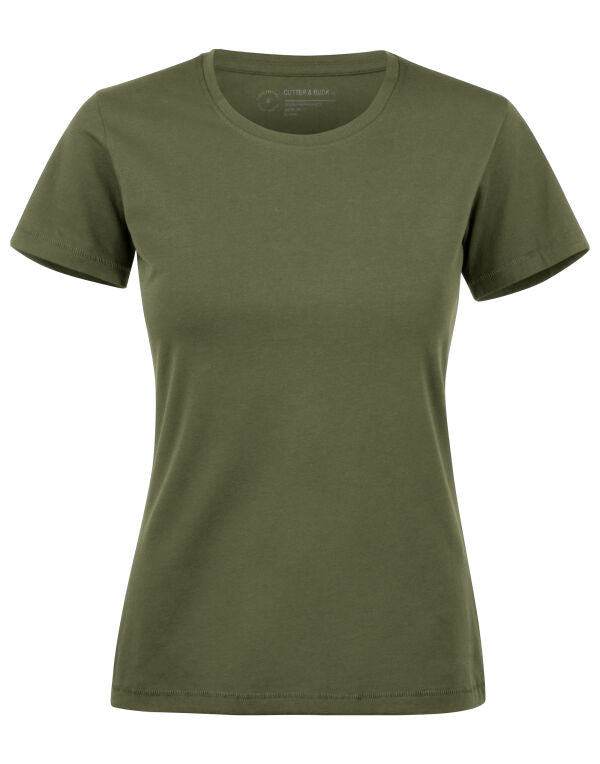 Personalised Custom Branded Cutter & Buck Manzanita Roundneck Women's Premium Cotton T-Shirt - Brand It Essex Ltd