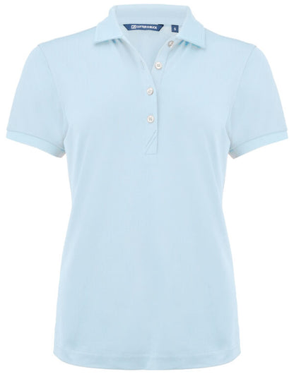 Personalised Custom Branded Cutter & Buck Virtue Polo Solid Women's Golf Polo Shirt - Brand It Essex Ltd