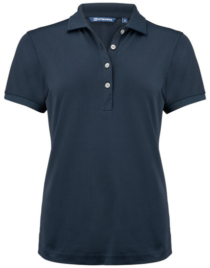 Personalised Custom Branded Cutter & Buck Virtue Polo Solid Women's Golf Polo Shirt - Brand It Essex Ltd