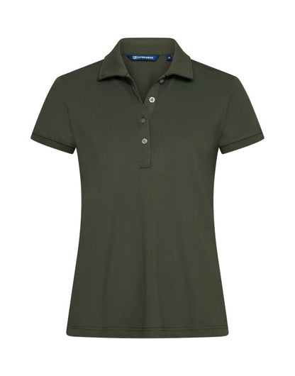 Personalised Custom Branded Cutter & Buck Virtue Polo Solid Women's Golf Polo Shirt - Brand It Essex Ltd