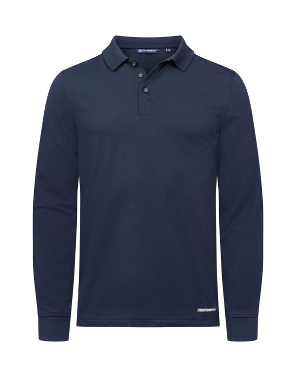 Personalised Custom Branded Cutter & Buck Advantage Long Sleeve Polo Men's Golf Polo Shirt - Brand It Essex Ltd