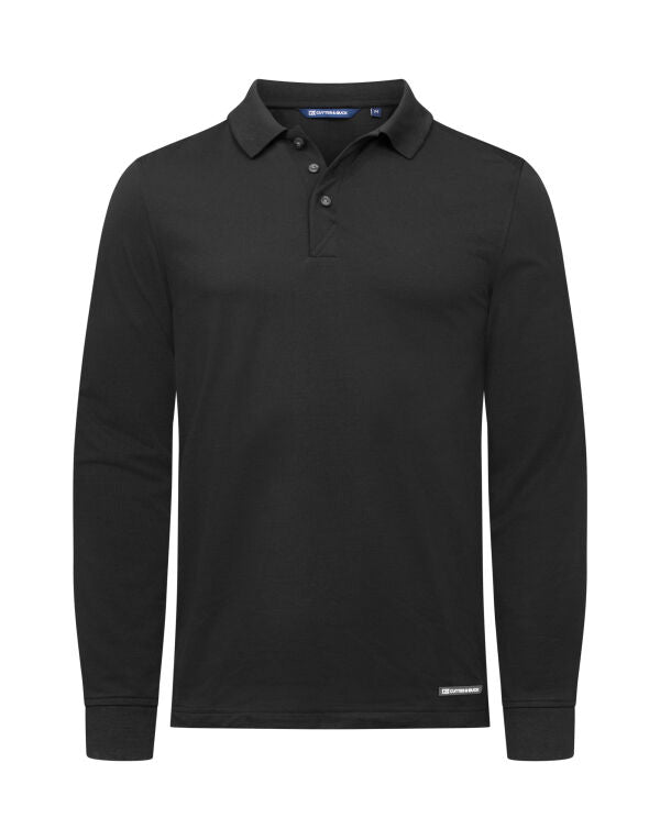 Personalised Custom Branded Cutter & Buck Advantage Long Sleeve Polo Men's Golf Polo Shirt - Brand It Essex Ltd