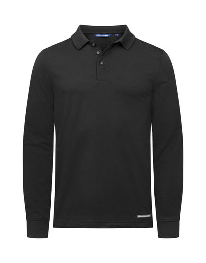 Personalised Custom Branded Cutter & Buck Advantage Long Sleeve Polo Men's Golf Polo Shirt - Brand It Essex Ltd